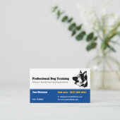 Dog Trainer | Dog Training School Visitenkarte (Stehend Vorderseite)