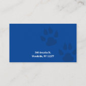 Dog Trainer | Dog Training School Visitenkarte (Rückseite)