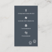 Dog Trainer | Dog Training School Visitenkarte (Rückseite)