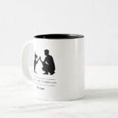 Dog-Trainer/Dog-Training Zweifarbige Tasse (Vorderseite Links)