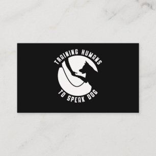 Dog Trainer Frauen Männer Agility Fortbildung Visitenkarte