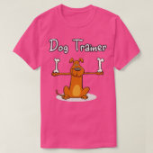 Dog Trainer Funny Career Beruf T-Shirt (Design vorne)