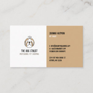 Dog Trainer Hund-Stylist Visitenkarte