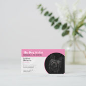 Dog Trainer | Hunde-Stylist-Visitenkarte Visitenkarte (Stehend Vorderseite)