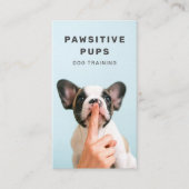 Dog Trainer Niedlich Puppy Pet Stilvoll einfach, m Visitenkarte (Vorderseite)