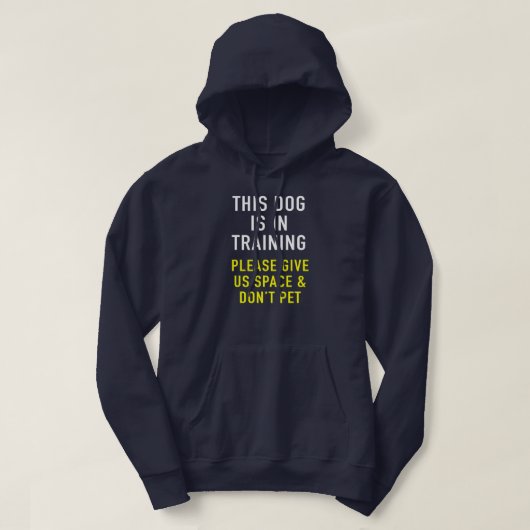 Dog Trainer Reactive Dog in Training Design for Hoodie (Design vorne)