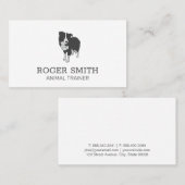 Dog Trainer | Tierdienste | Hundesitz Visitenkarte (Vorne/Hinten)
