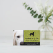 Dog Trainer | Tierverhalten Visitenkarte (Stehend Vorderseite)