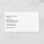 Dog Trainer | Tierverhalten Visitenkarte (Rückseite)