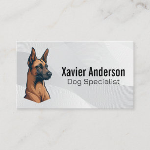 Dog Trainer und Tierdienste Visitenkarte