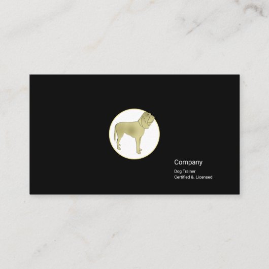 Dog Trainer Visitenkarte (Vorderseite)