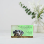 Dog Trainer Visitenkarte (Stehend Vorderseite)