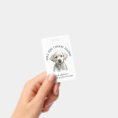 Dog Trainer Welpe Foto QR Code Ausweis (Handheld)
