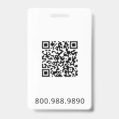 Dog Trainer Welpe Foto QR Code Ausweis (Rückseite)