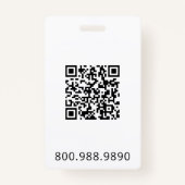 Dog Trainer Welpe Foto QR Code Ausweis (Rückseite)