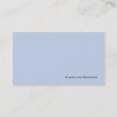 Dog Training Business Card Visitenkarte (Rückseite)