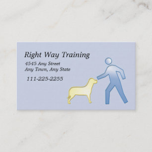 Dog Training Business Card Visitenkarte