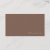 Dog Training Business Card Visitenkarte (Rückseite)