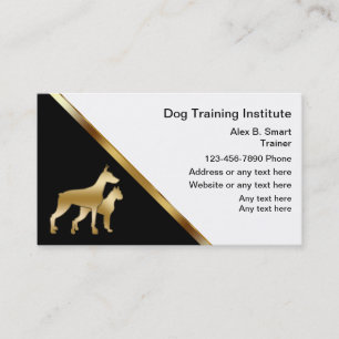 Dog Training Business Cards Visitenkarte