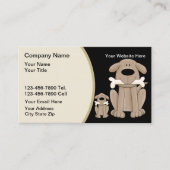 Dog Training Business Cards Visitenkarte (Vorderseite)