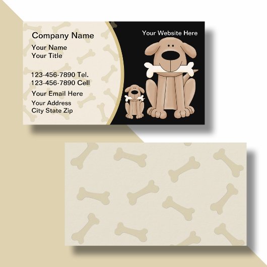 Dog Training Business Cards Visitenkarte