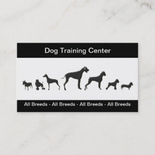 Dog Training Business Cards Visitenkarte