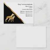Dog Training Business Cards Visitenkarte (Vorne/Hinten)