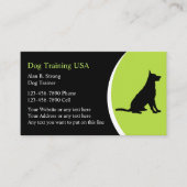 Dog Training Business Cards Visitenkarte (Vorderseite)