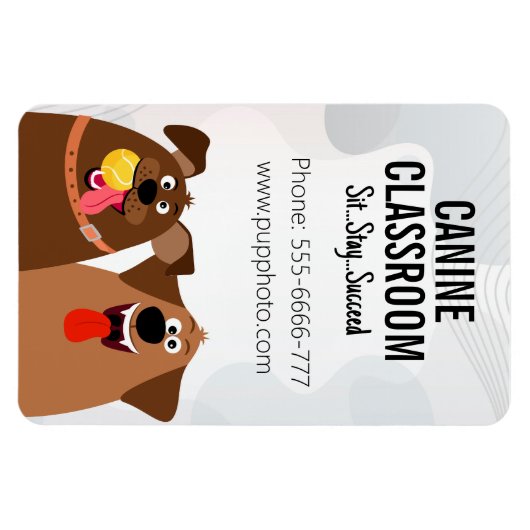 Dog Training Business Custom Magnet (Horizontal)