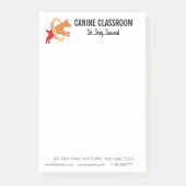 Dog Training Business Custom Post-it Klebezettel (Vorderseite)