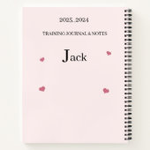 Dog Training Journal - Individuelle Name & Foto Notizblock (Rückseite)