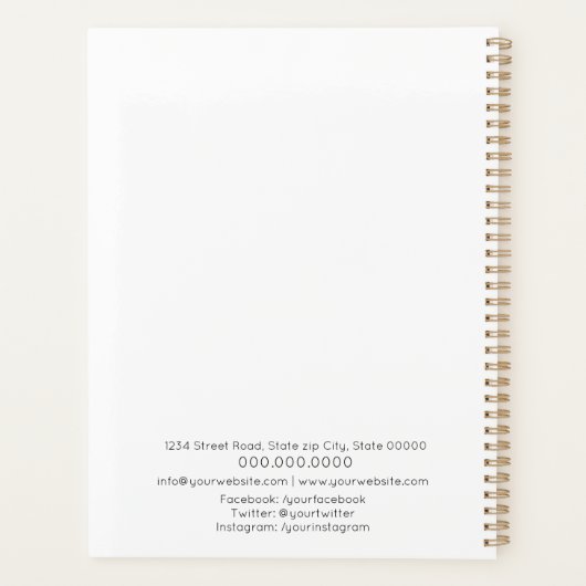 Dog Training Planer (Rückseite)