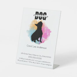 Dog Training Sockelschild