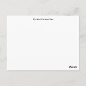 Dog Training Vintag Fine Art Malerei Postkarte (Rückseite)