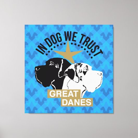 Dog Trust Triptychon Leinwanddruck (Vorderseite)