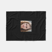 Dog Ugly Xmas Lights Weihnachtsmannmütze English B Fleecedecke (Vorderseite (Horizontal))