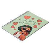 Dog Valentine Tote Bag Notizblock (Linke Seite)