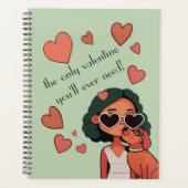 Dog Valentine Tote Bag Planer (Vorderseite)