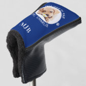DOG VATER Custom Foto Personalisiert Monogramm Put Golf Headcover (3/4 Vorderseite)