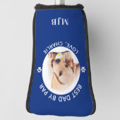 DOG VATER Custom Foto Personalisiert Monogramm Put Golf Headcover (Rotieren 90)