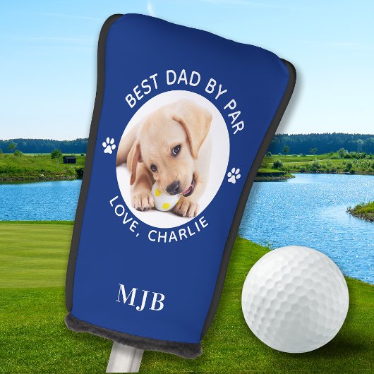 DOG VATER Custom Foto Personalisiert Monogramm Put Golf Headcover