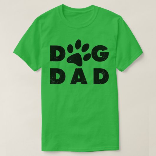 Dog Vater - klassisches Designgeschenk T-Shirt (Design vorne)