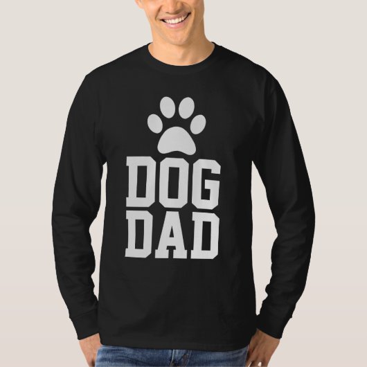 DOG VATER, PAW DRUCKER T - SHIRT (Vorderseite)