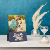 Dog Vater Paw Print Foto Fotoplatte (Seite)