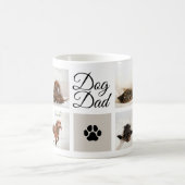 Dog Vater PW Print Eight Pet Fotos Custom Kaffeetasse (Mittel)