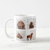 Dog Vater PW Print Eight Pet Fotos Custom Kaffeetasse (Links)