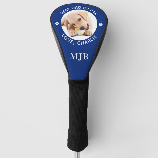 DOG-VATER-Treiber für das Personalisierte Foto Golf Headcover (Vorderseite)