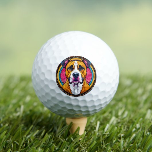 Dog Vector Illustration Golfball (Insitu T-Shirt)