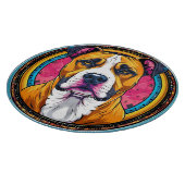 Dog Vector Illustration Schneidebrett (Ecke)