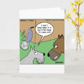 Dog VS. Staubsauger Gewitterte Geschenke und Samml Karte (Gelbe Blume)